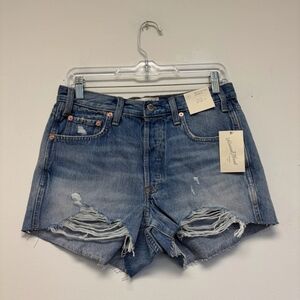 Womens Denim Shorts Size 8 #450
